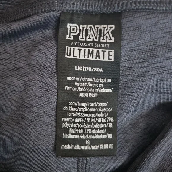 PINK Victoria's Secret Women's  Full Length Color Block Ultimate Leggings Size L - Picture 10 of 16
